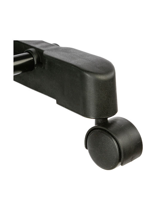 Rollbar Kleiderständer Teleskopisch Schwarz 162x168cm