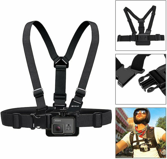 Puluz 53 in 1 Σετ Αξεσουάρ για GoPro Action Camera Fusion / Hero 10 / Hero 11 / Hero 11 Mini / Hero 12 / Hero 2018 / Hero 3 / Hero 3+ / Hero 4 / Hero 4 Session / Hero 5 / Hero 5 Session / Hero 6 / Hero 7 / Hero 8 / Hero 9 / Max