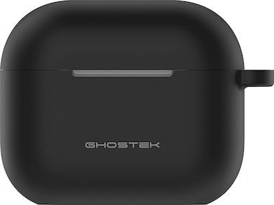 Ghostek Tunic Hülle Silikon mit Haken in Schwarz Farbe für Apple AirPods 3