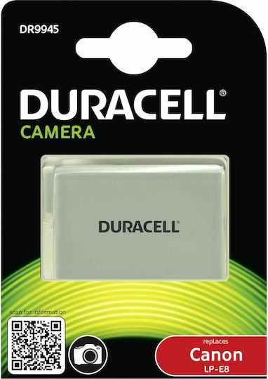 Duracell Μπαταρия за фотоапарат DR9945 Литиево-йонни (Li-Ion) 1020mAh Съвместима с Canon
