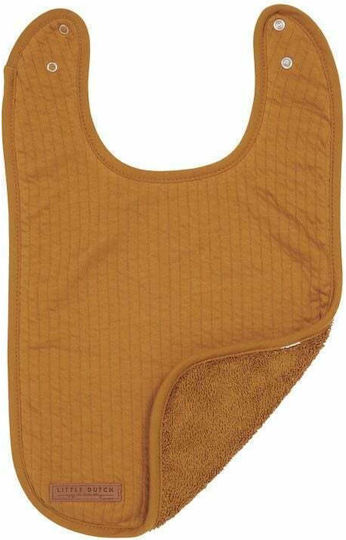 Little Dutch Pure Bib Fabric with Button Ochre Spice