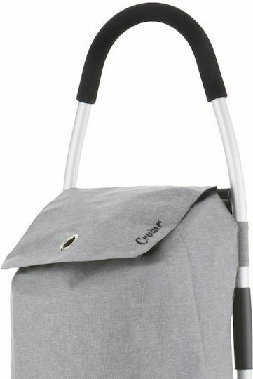 Classic Premium Shopping Trolley Grey 30x20x60cm