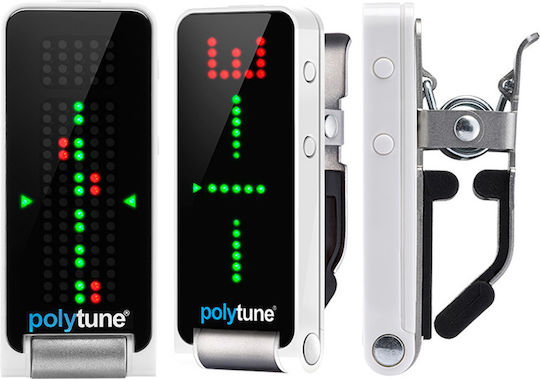 TC Electronic Chromatic Tuner PolyTune Clip in White Color