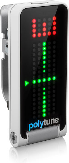 TC Electronic Chromatic Tuner PolyTune Clip in White Color