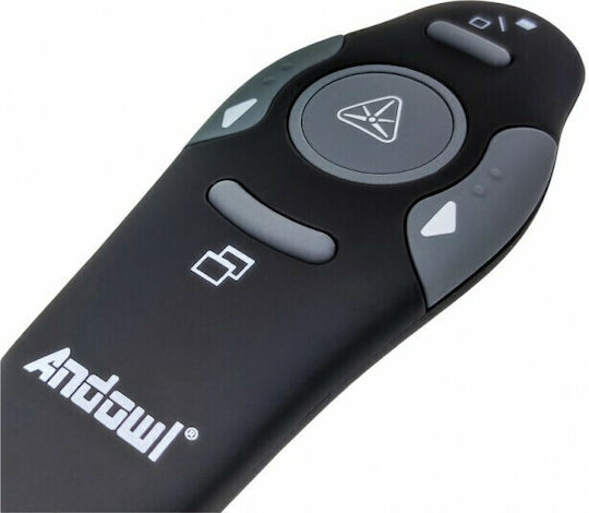 Andowl Prezentator QY-P600 cu Laser Roșu și Taste Slideshow