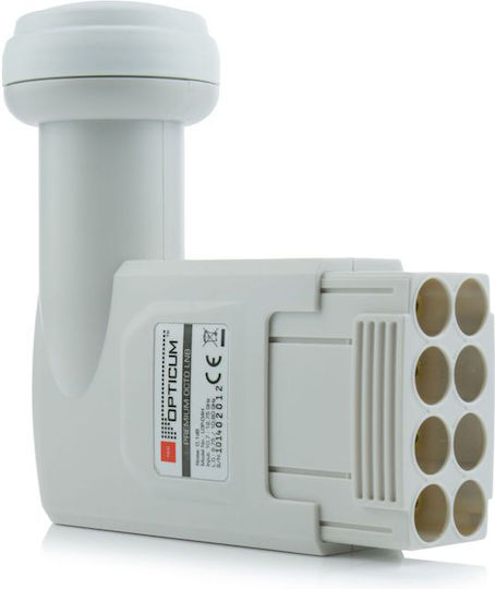 Opticum Premium Octo Linear Premium LNB Octo (8 Ieșiri) cu Limită de Zgomot Redus 0.1dB
