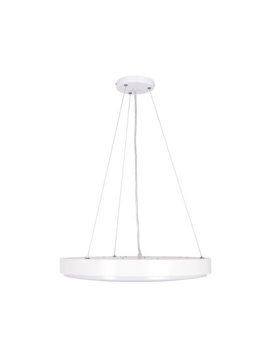 GloboStar Casper Pendant Light White 45cm