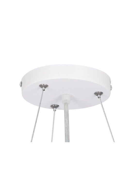 GloboStar Casper Pendant Light White 45cm