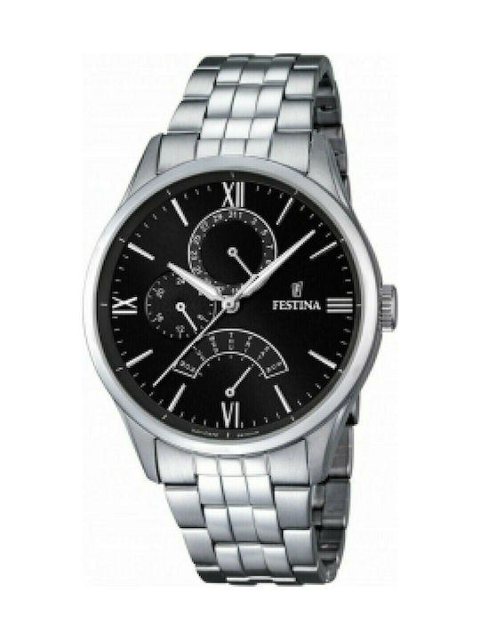 Festina Watch Battery with Silver Metal Bracelet F16822/4