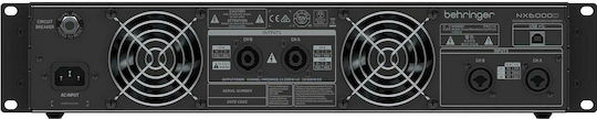 Behringer NX6000D Τελικός Ενισχυτής PA 2 Καναλιών 3000W/4Ω 1600W/8Ω