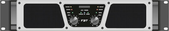 FBT AX 1200 PA Power Amplifier 2 Channels 600W/4Ω 350W/8Ω Black