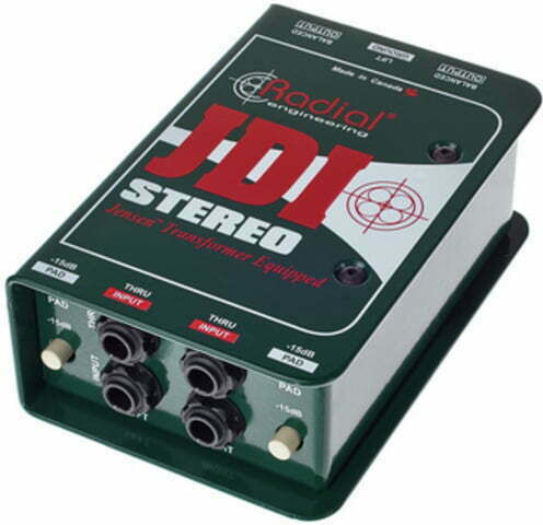 Radial JDI Stereo Παθητικό DI Box 2 Καναλιών
