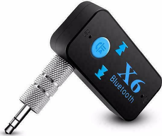 Bluetooth Автомобил Receiver X6 за Аудиосистемата (AUX / Аудиоприемник / USB порт за зареждане)