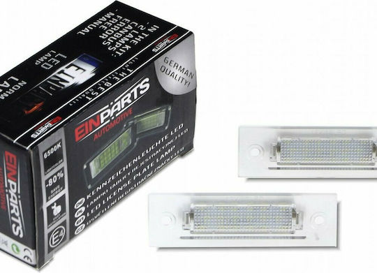 Einparts LED License Plate Lights Porsche 2 Pieces