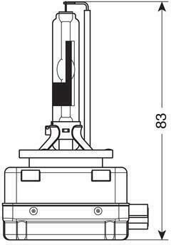 Osram Lămpi Autoturismului Xenarc Original D1R Xenon 4150K Alb natural 85V 35W 1buc