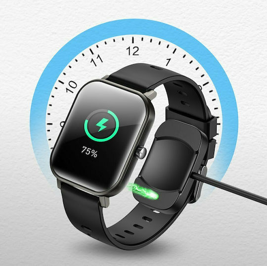 Joyroom JR-FT1 Pro 46mm Smartwatch mit Pulsmesser (Schwarz)