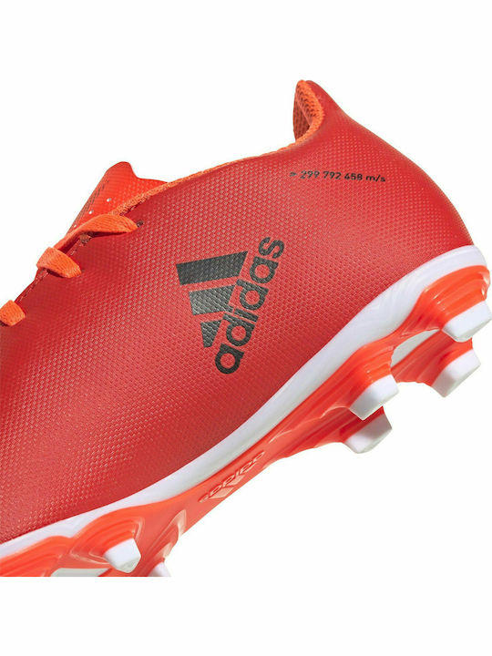 X Speedflow.4 Kids Molded Soccer Shoes Red
