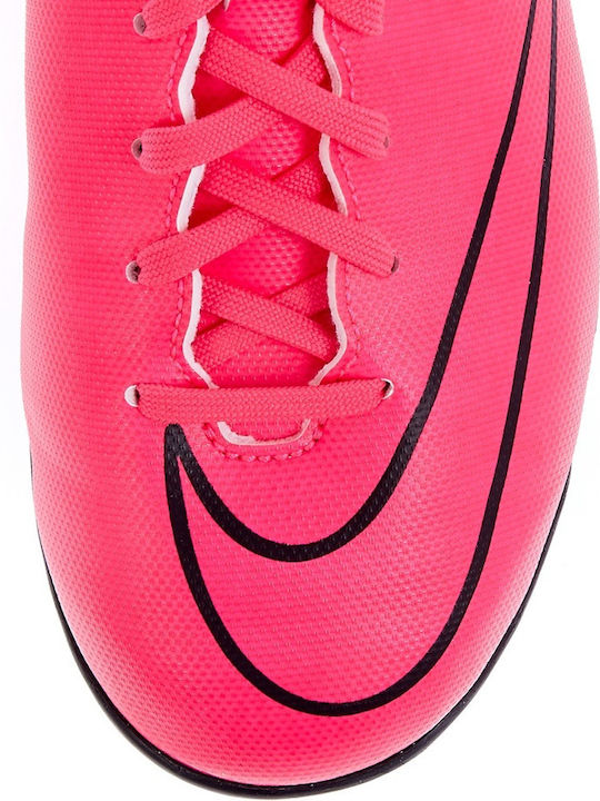 Mercurial Victory V TF Kids Turf Soccer Shoes Fuchsia