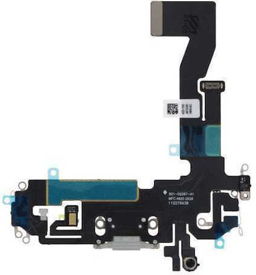 Λευκή Flex Cable with Charging port for iPhone 12 Pro