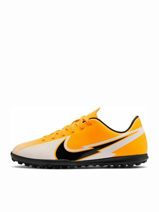 Παιδικά Ποδοσφαιρικά Παπούτσια Vapor 13 Club TF με Σχάρα Πορτοκαλί