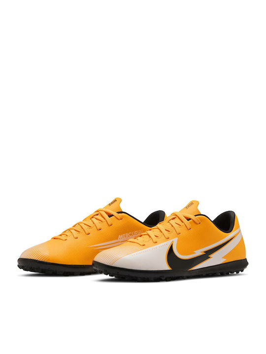 Παιδικά Ποδοσφαιρικά Παπούτσια Vapor 13 Club TF με Σχάρα Πορτοκαλί