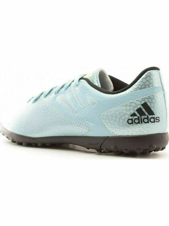 Messi 15.4 TF Kids Turf Soccer Shoes Silver