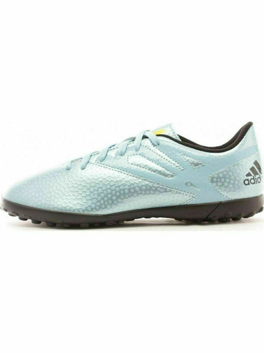 Messi 15.4 TF Kids Turf Soccer Shoes Silver