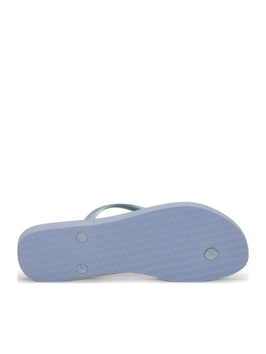 Slim Palette Glow Flip Flops in Blue Colour