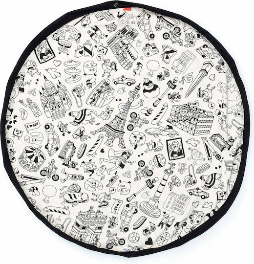 Play&go Omy Paris Детски Килими Бял 140x140см Play&go Omy Paris Детски Килими Бял 140x140см
