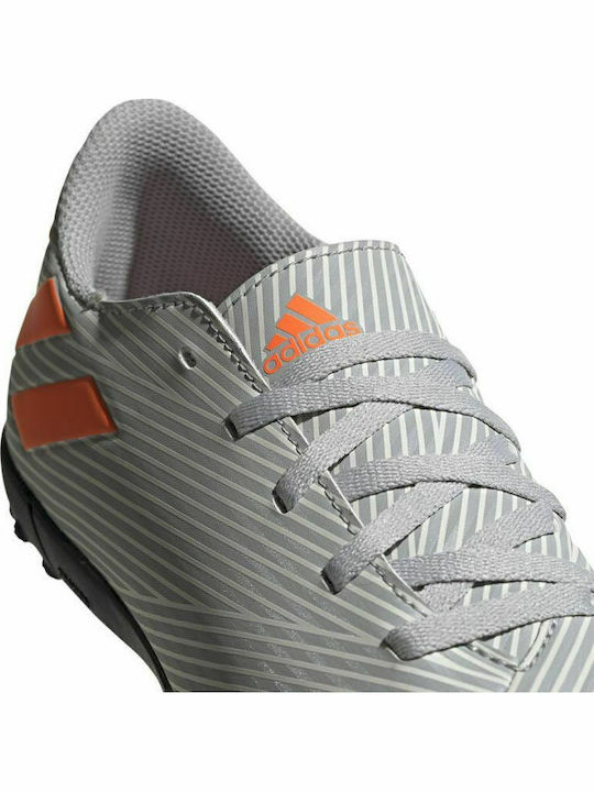 Nemeziz 19.4 TF Παιδικά Ποδοσφαιρικά Παπούτσια με Σχάρα Grey Two / Solar Orange / Chalk White