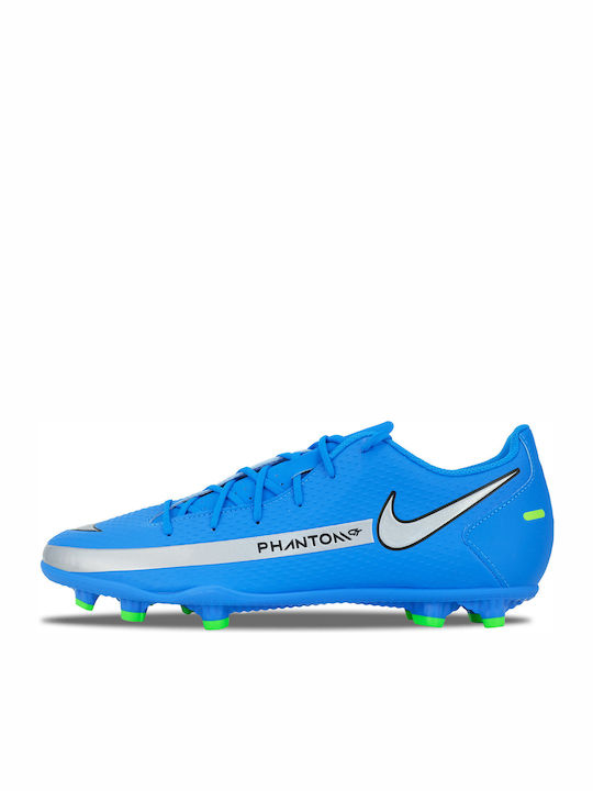 Phantom GT MG Kids Soccer Cleats Molded Outsole Blue