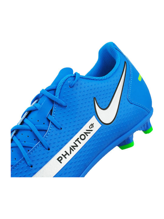 Phantom GT MG Kids Soccer Cleats Molded Outsole Blue