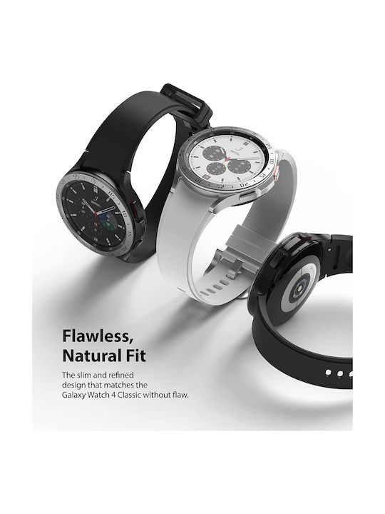 Ringke Bezel Styling σε Ασημί χρώμα για το Galaxy Watch 4 Classic 46mm