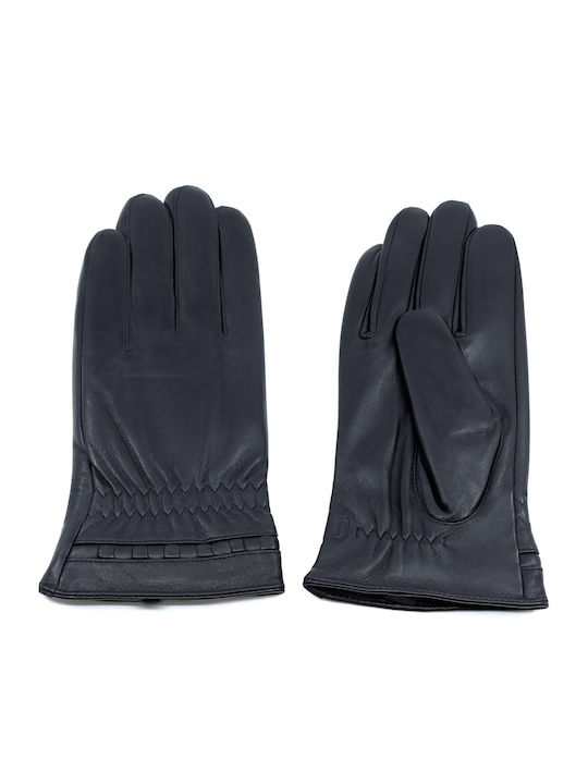 Men's Leather Touch Gloves Black
