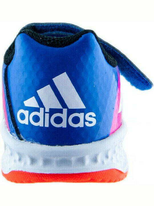 Messi Turf "Blue Blast" Kids Turf Soccer Shoes Blue