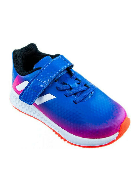 Messi Turf "Blue Blast" Kids Turf Soccer Shoes Blue