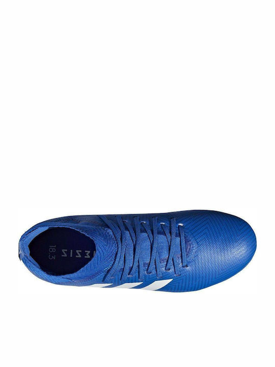 Nemeziz 18.3 FG Kids Soccer Cleats Molded Blue