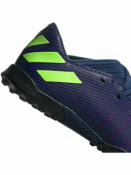 Nemeziz Messi 19.3 Kids Turf Soccer Shoes Tech Indigo / Signal Green / Glory Purple