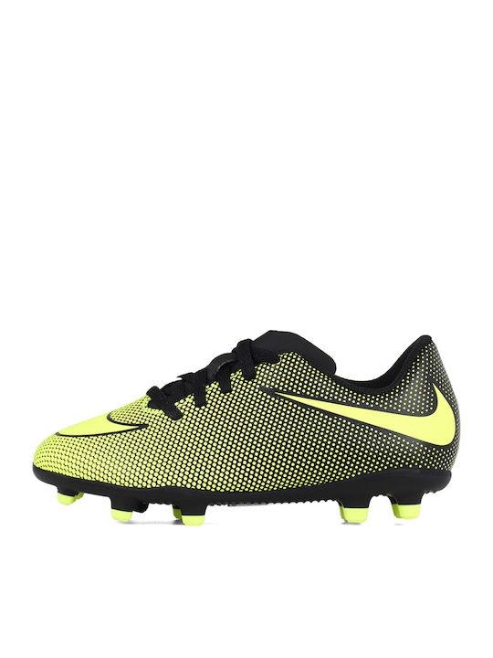 Nike Bravata II Kids Molded Soccer Shoes Yellow