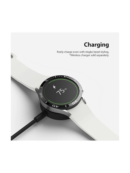 Ringke Bezel Styling σε Ασημί χρώμα για το Galaxy Watch 4 44mm