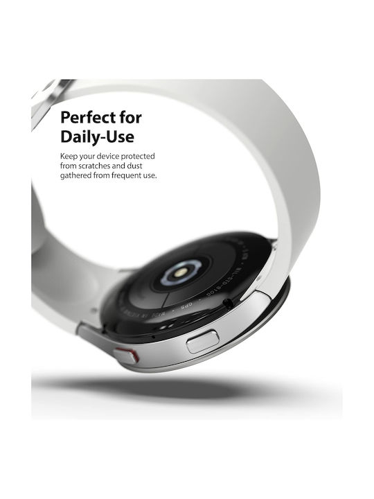 Ringke Bezel Styling σε Ασημί χρώμα για το Galaxy Watch 4 44mm