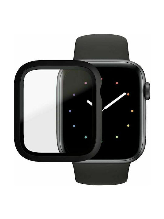 PanzerGlass Full Body Plastic Case with Glass in Black color for Apple Watch 44mm