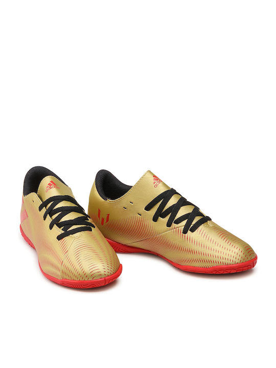Nemeziz Messi Kids Indoor Soccer Shoes Gold