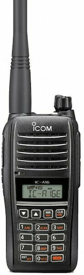 Icom IC-A16E Ασύρματος Πομποδέκτης UHF/VHF 6W