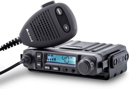 Midland M-Mini CB Αυτοκινήτου 4W με Μονόχρωμη Οθόνη