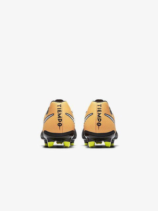 Tiempo Legend VII FG Παιδικά Ποδοσφαιρικά Παπούτσια με Τάπες Μαύρα