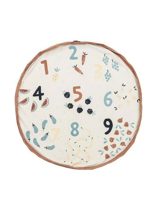 Play&go Saltea de Joacă pentru Copii din Țesătură Veggie Numbers Multicolor 40cm 1buc