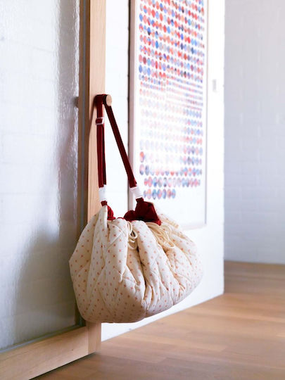 Play&go Kinder Spielmatte aus Stoff Icons Beige 120x40cm 1Stück