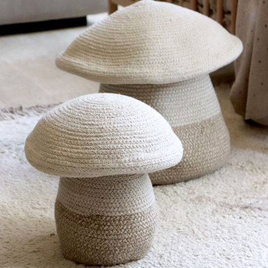 Lorena Canals Детска кошница за съхранение Mushroom Бежов 38x31см 1бр
