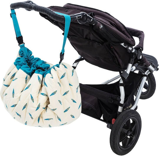 Play&go Kinder Spielmatte aus Stoff Moulin Roty Olga Hellblau 40cm 1Stück